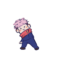 Itadori Yuji Jujutsu Kaisen Sticker GIF