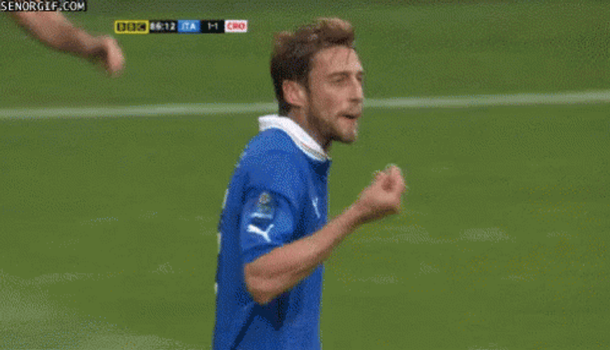 Italian Hand Gesture Irritated Soccer Player GIF
