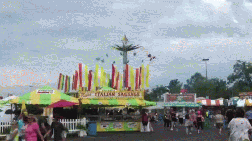 Italian Sausage Stand at Carnival