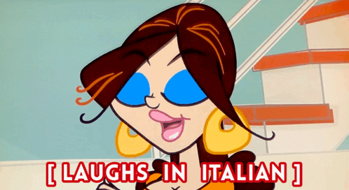 Italian Theresa Maria Falcone Laughing GIF