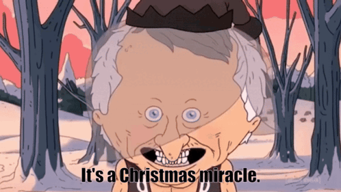 Its A Christmas Miracle Mr Boss Animated GIF