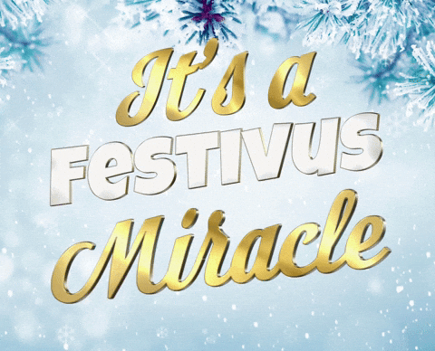 Its A Christmas Miracle Snow Covered Trees GIF