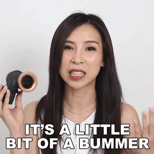 Its A Little Bit Of A Bummer Tina Yong GIF