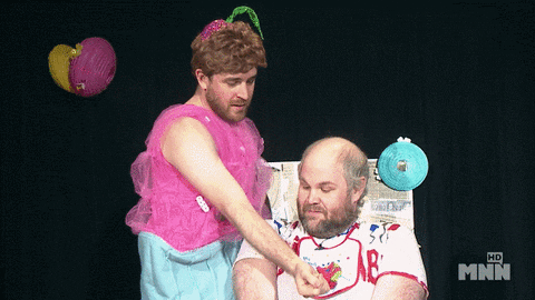 Its A Man Baby Acting Weird GIF