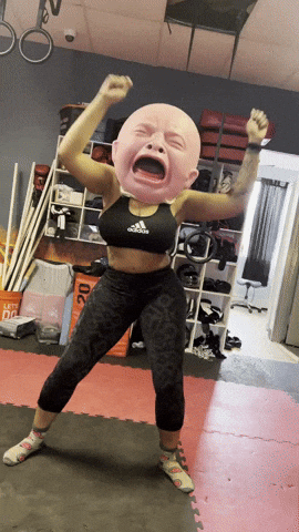 Its A Man Baby Cry Face GIF