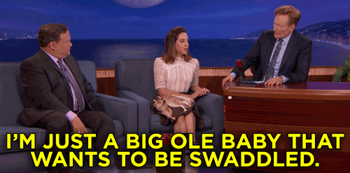 Its A Man Baby Wants To Be Swaddled GIF