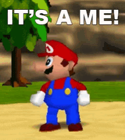 Its A Me Mario Gif GIF