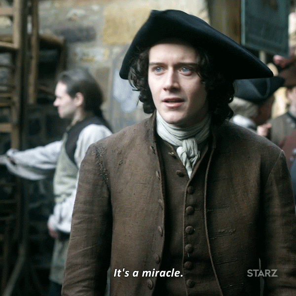 Its A Miracle Outlander Fergus Fraser GIF