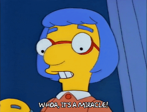 Its A Miracle The Simpsons Kirk Van Houten GIF