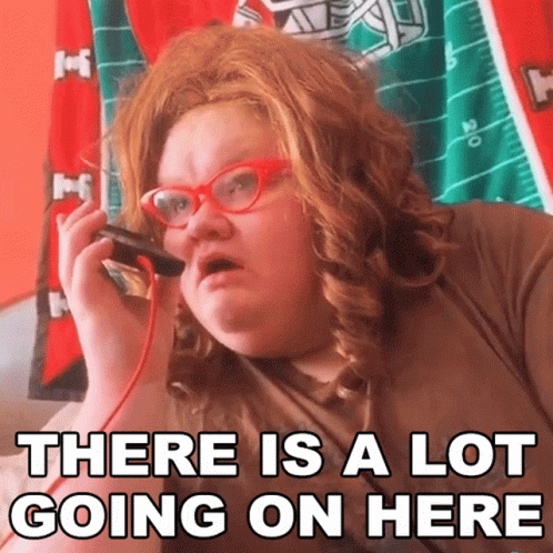 Its All Happening A Lot Going On GIF