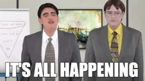 Its All Happening Men In Suit GIF