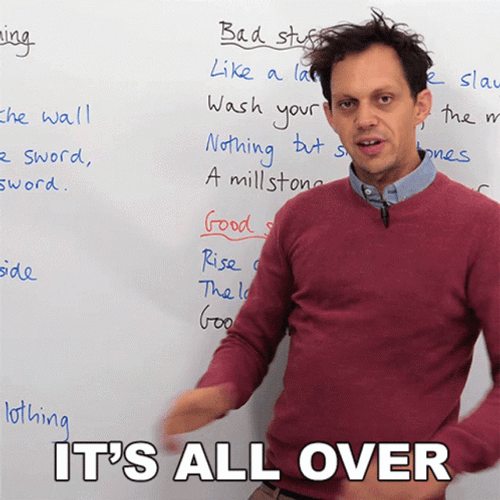 Its All Over Now GIF