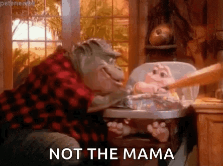Its Baby Sinclair Smash You Not The Mama GIF
