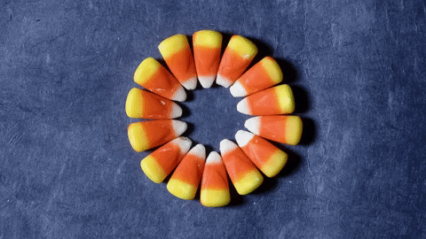 Its Corn Candies Circle Line Up GIF