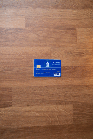 Its Corn Rolling Over Credit Card GIF