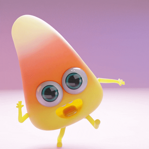 Its Cute Candy Corn Dancing GIF