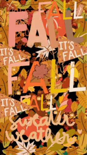 Its Fall Its Sweater Weather Poster