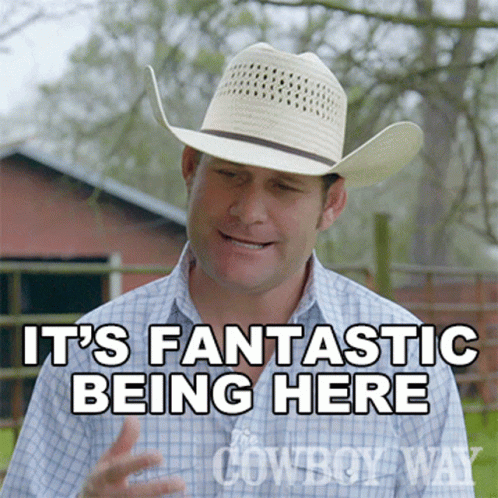 Its Fantastic Being Here Booger Brown GIF