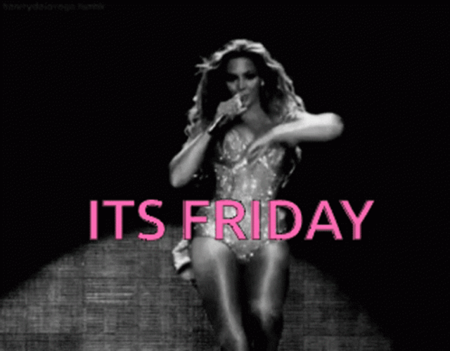 Its Friday Happy Dance Beyonce GIF