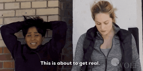 Its Going Down Worried Friends GIF