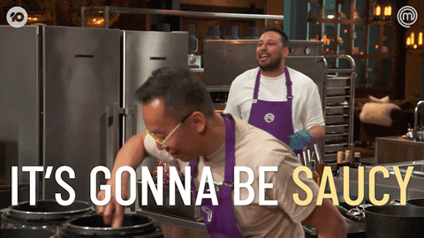 Its Gonna Be Saucy Masterchef Australia GIF