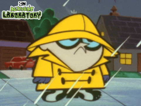 Its Gonna Rain Dexter's Laboratory GIF