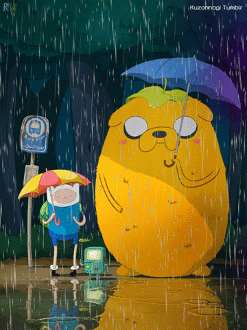 Its Gonna Rain Jake The Dog GIF