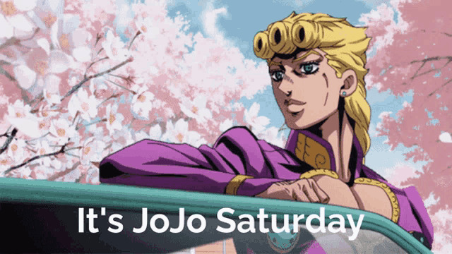Its Jojo Saturday Giorno GIF