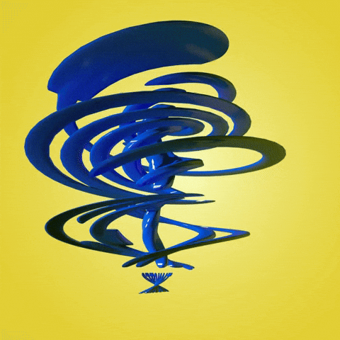 Its Like That Don't Let Ut Get Twisted Blue Bubble Font GIF