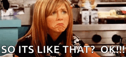 Its Like That Unbelieving Jennifer Aniston GIF