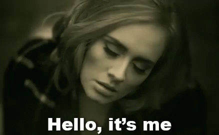 Its Me Adele Hello From The Other Side GIF
