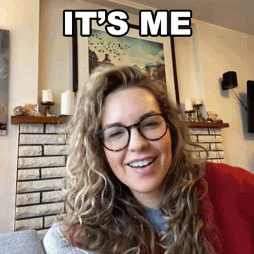 Its Me Hi Curly Girl GIF