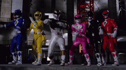 Its Morphin Time Mighty Morphin Power Rangers Action GIF