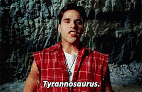 Its Morphin Time Tyannosaurus Rocky De Santos GIF