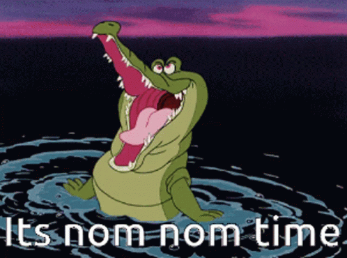 Its Nom Nom Time Cartoon Dinosaur GIF