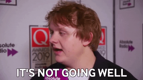 Its Not Going Well And Its Gone GIF
