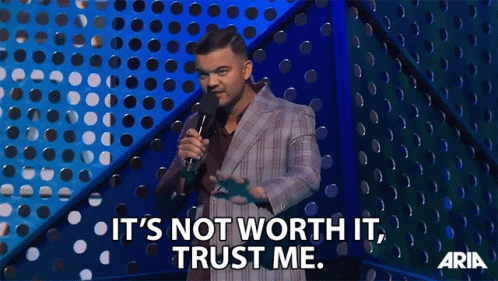 Its Not Worthy Trust Me GIF