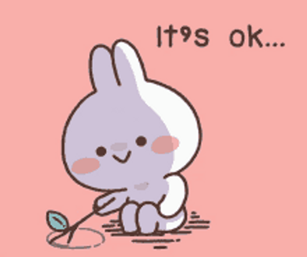 Its Okay Sad Rabbit GIF