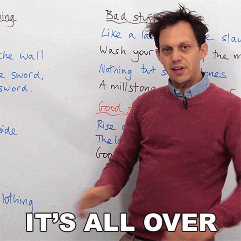 Its All Over Now GIF
