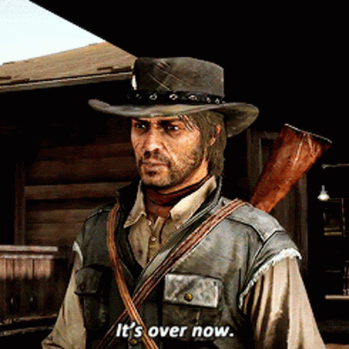 Its Over Now John Marston GIF