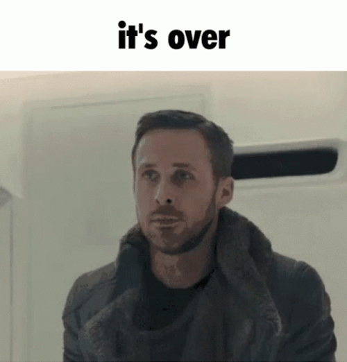 Its Over Man Washing Face GIF