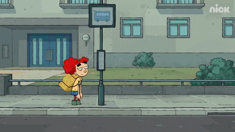 Its Pony Annie Bramley Sleeping At Bus Stop GIF