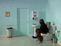 Its Poop Again Toilet Overflowing GIF