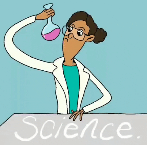 Its Science, Girl In Lab Experiments GIF