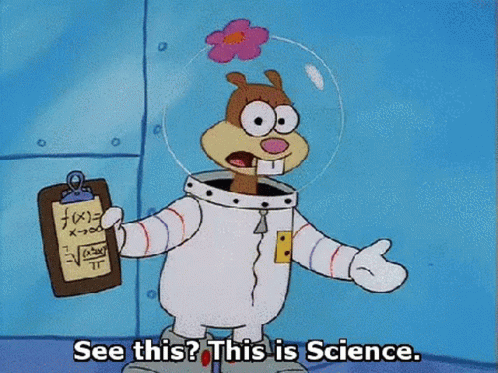 Its Science Sandy Cheek, Spongebob Squarepants GIF