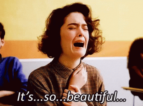 Its So Beautiful Crying Happy GIF