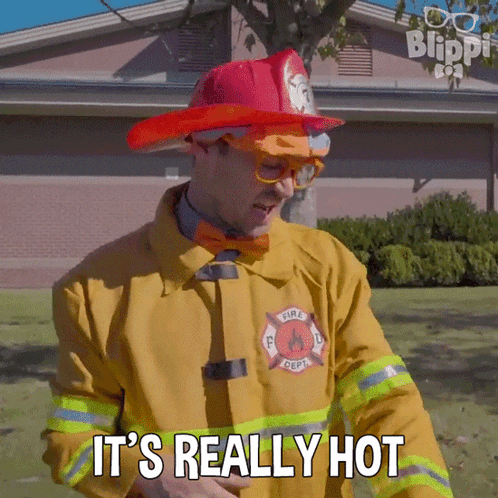 Its So Hot Blippi GIF