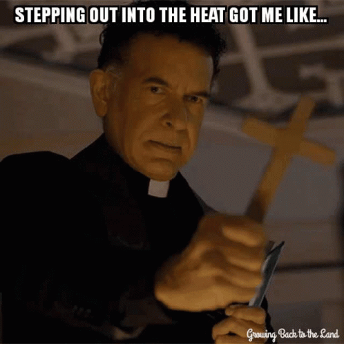 Its So Hot Exorcism Father Mulvehill GIF