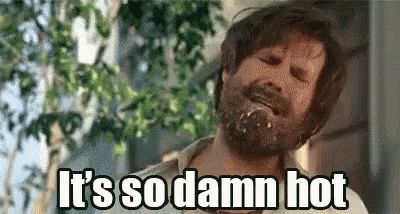 Its So Hot Long Hair Will Ferrell GIF