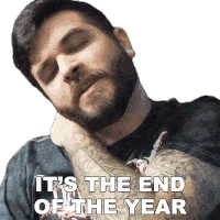 Its The End Of The Year Andrew Baena Sticker GIF